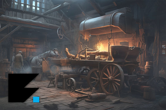 old fashioned carriage workshop