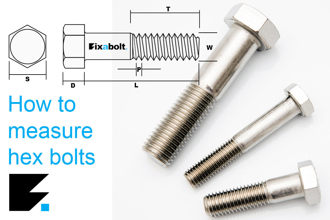 Hex Bolt Dimensions  How To Measure Hex Bolts – Fixabolt