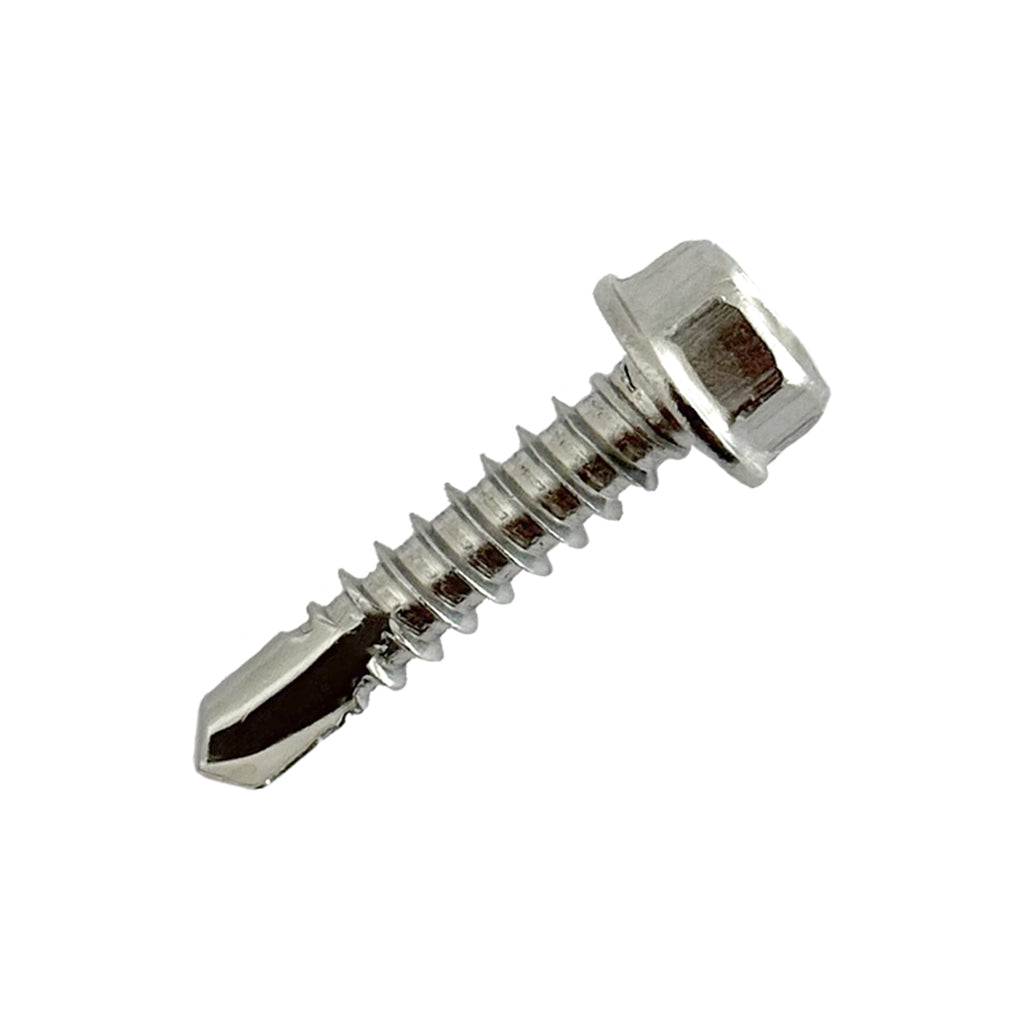 3.9mm x 25mm hex head self drilling screws