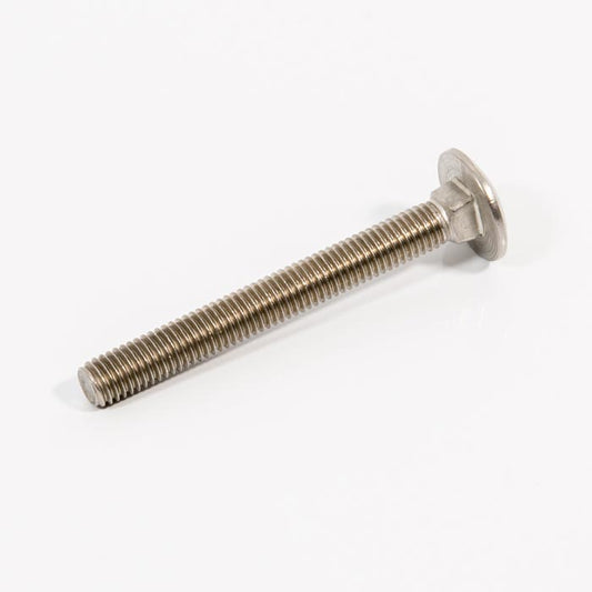 M8 x 80mm coach bolt stainless steel A2
