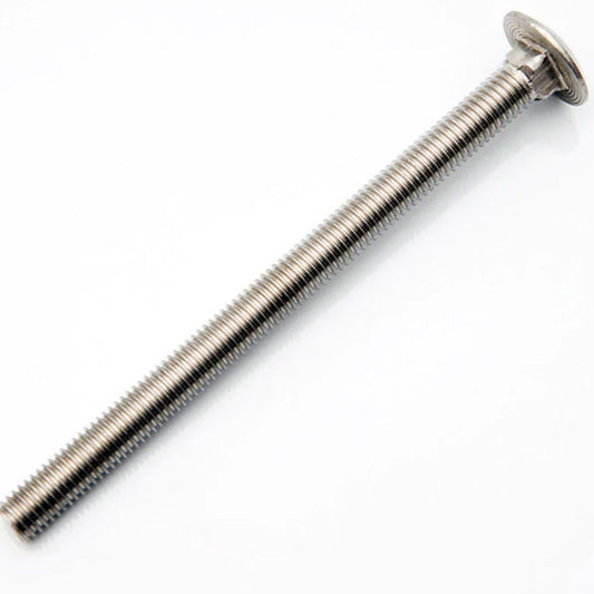 m16 x 160mm coach bolt stainless steel A2
