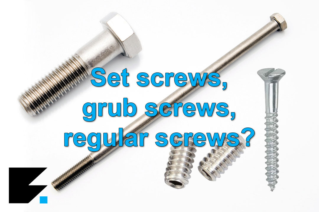 difference between set screws and screws