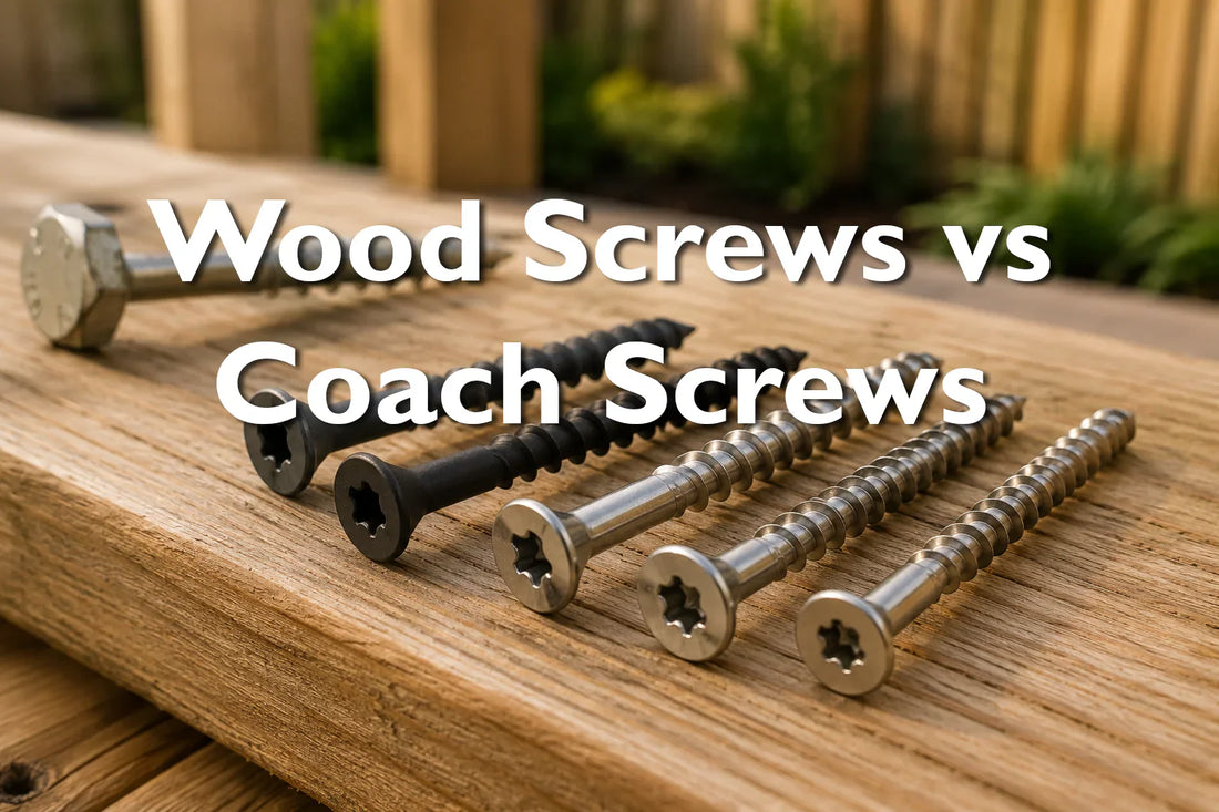 woodscrews vs coach screws