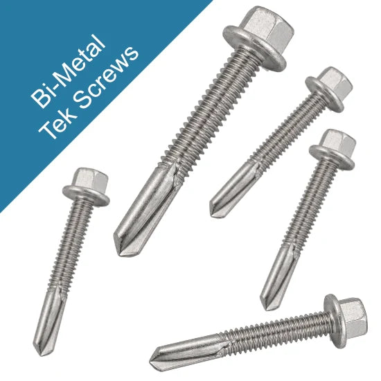 Bi-Metal Tek Screws