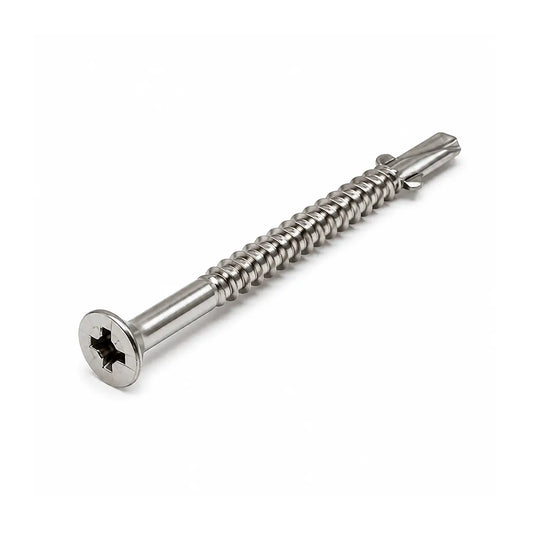 4.8 x 45mm tek 3 wing drill screws light section