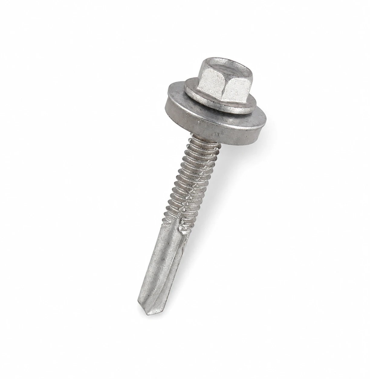 5.5 x 100mm A2 Bi-Metal Heavy Section Tek Screws (Tek 5) with 16mm EPDM Bonded Washer