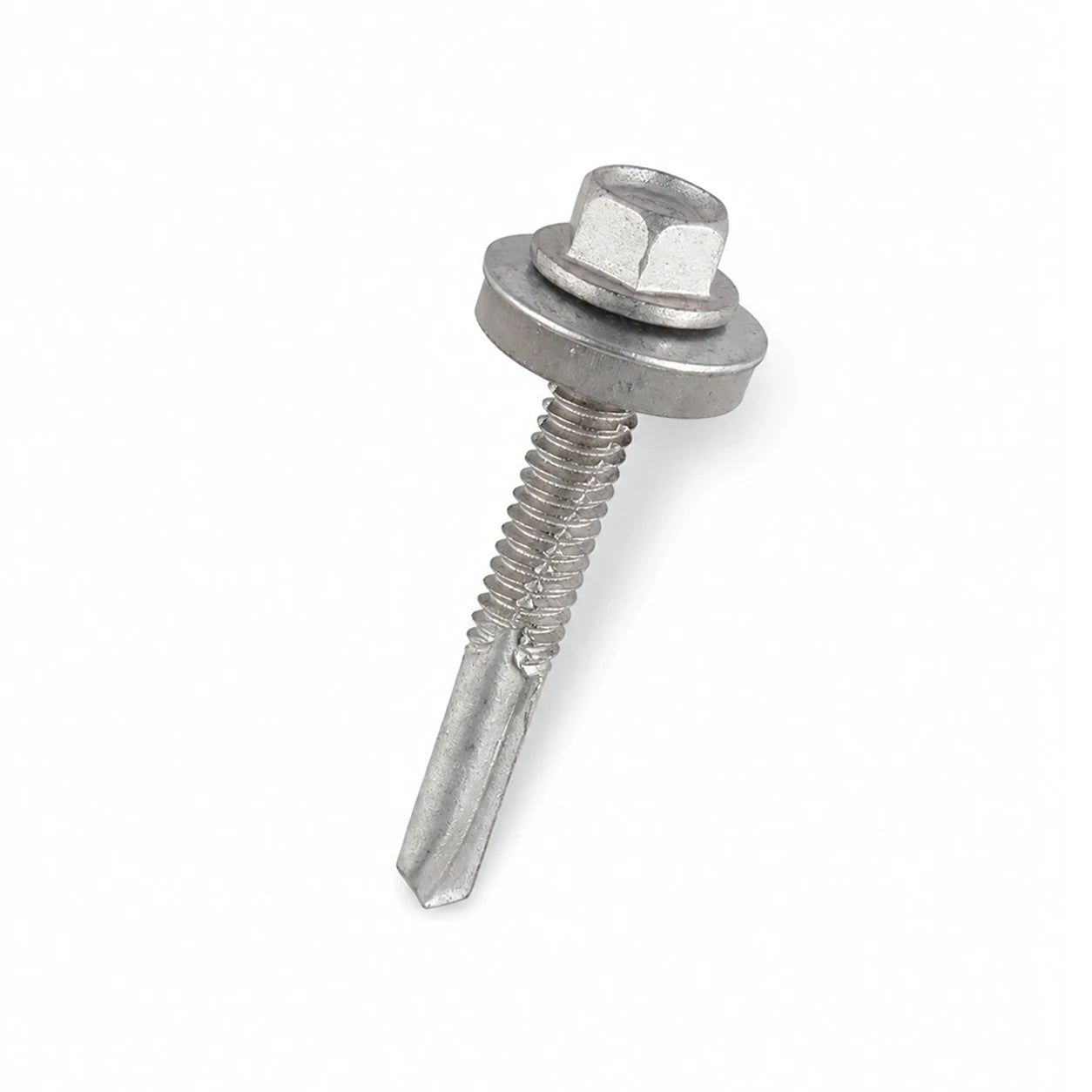 5.5 x 100mm A2 Bi-Metal Heavy Section Tek Screws with 16mm EPDM Bonded Washer