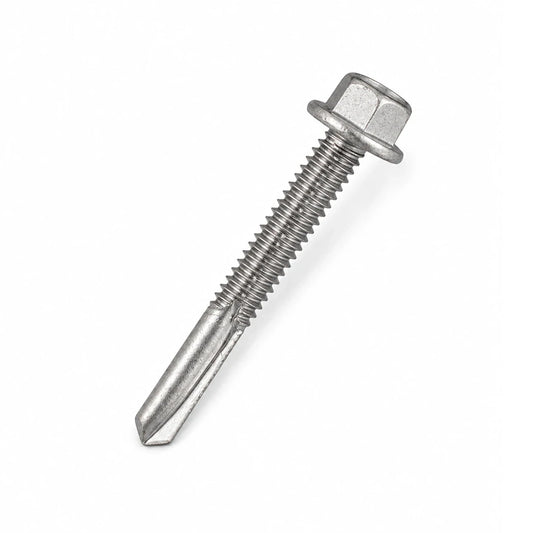 5.5 x 100mm A2 Stainless Bi-Metal Heavy Section Tek Screws (Tek 5)