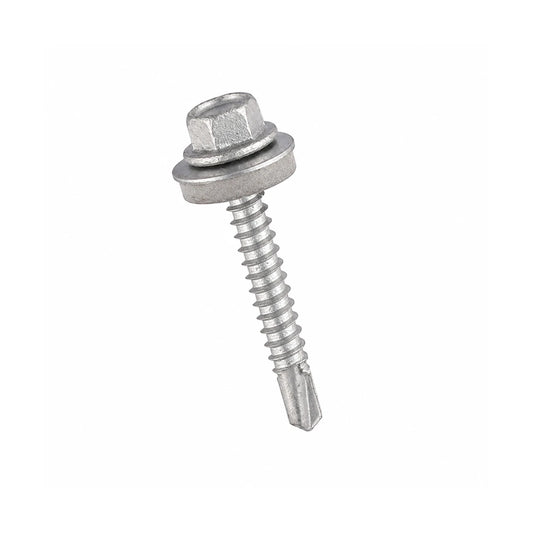 5.5 x 25mm A2 Stainless Bi-Metal Tek Screws with 16mm Bonded Washer