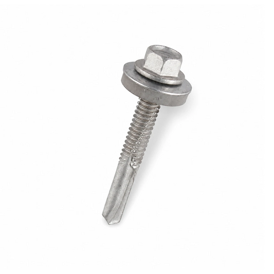 5.5 x 65mm A2 Bi-Metal Heavy Section Tek Screws (Tek 5) with 16mm EPDM Bonded Washer