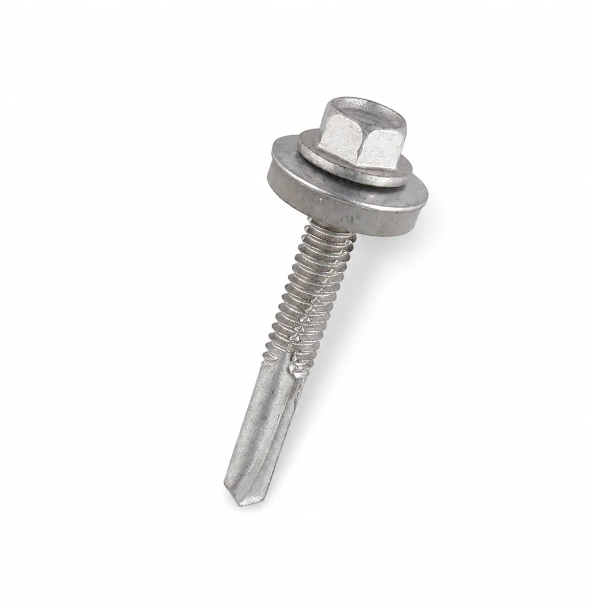 5.5 x 75mm A2 Bi-Metal Heavy Section Tek Screws (Tek 5) with 16mm EPDM Bonded Washer