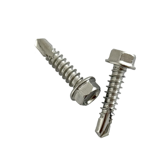 5.5mm x 25mm hex head self drilling screws