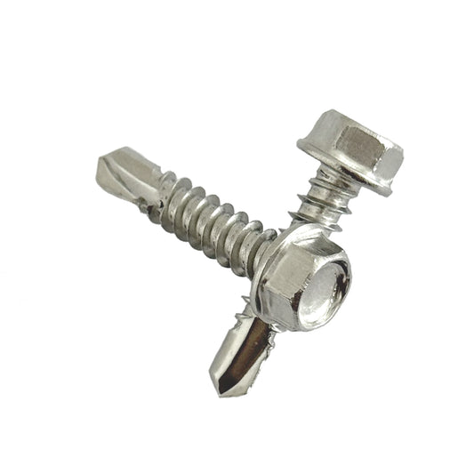 5.5mm x 32mm hex head self drilling screws