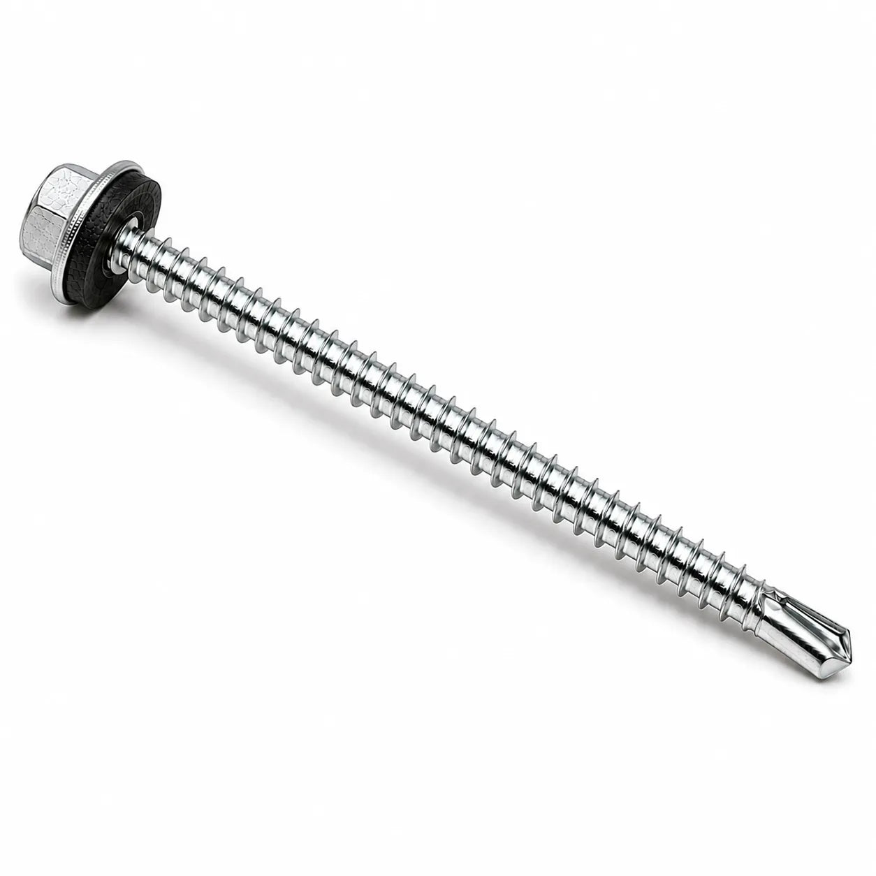 5.5 x 100mm Tek Screws with Bonded Washer Evolution (TEK 3) light section Carbon Steel