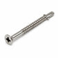 5.5 x 100mm tek 3 wing drill screws light section