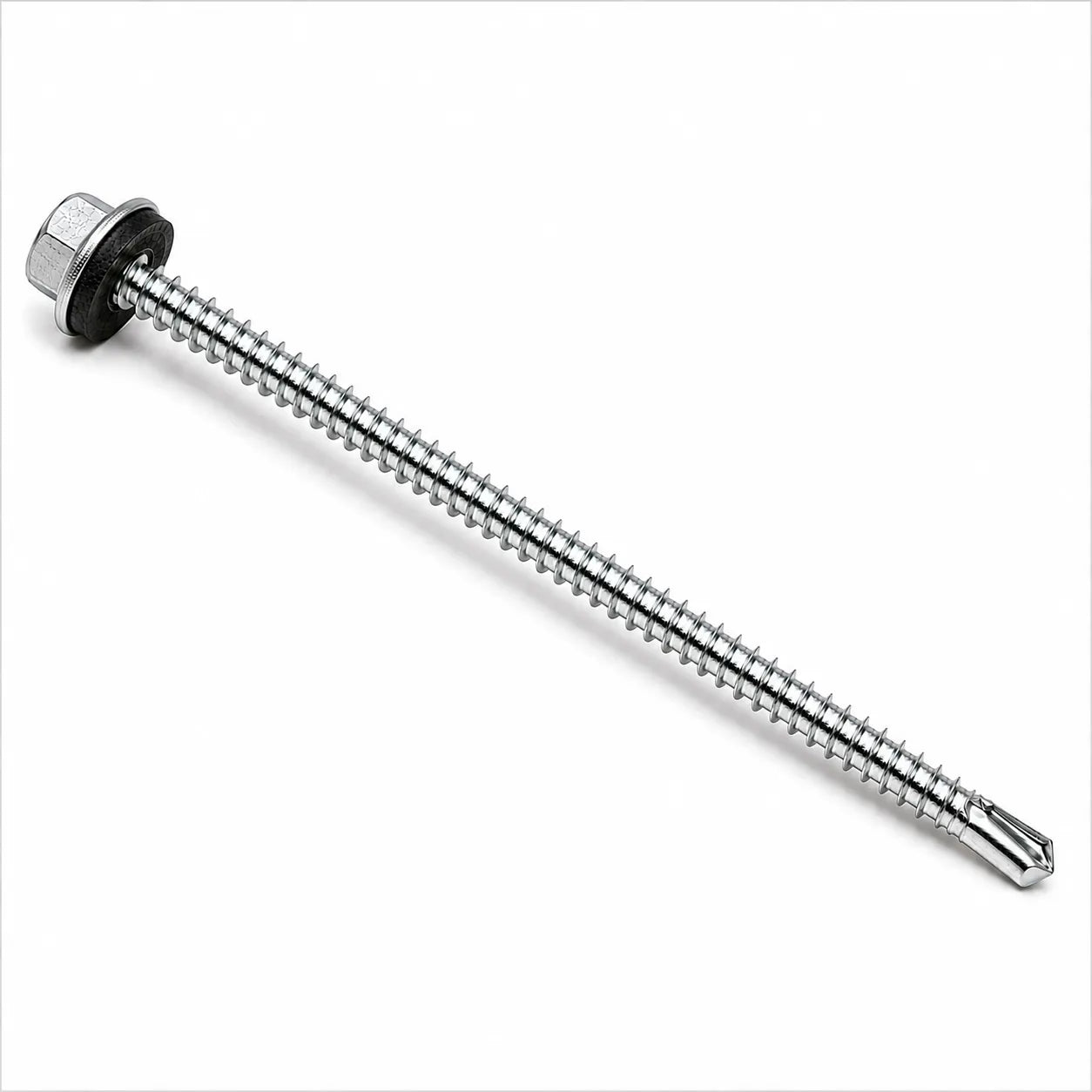 5.5 x 125mm Tek Screws with Bonded Washer Evolution (TEK 3) light section Carbon Steel