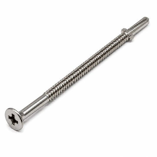 5.5 x 135mm tek 5 wing drill screws heavy section