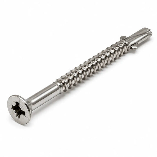 5.5 x 150mm tek 3 wing drill screws light section