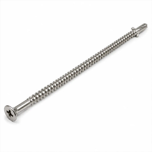 5.5 x 180mm tek 3 wing drill screws light section