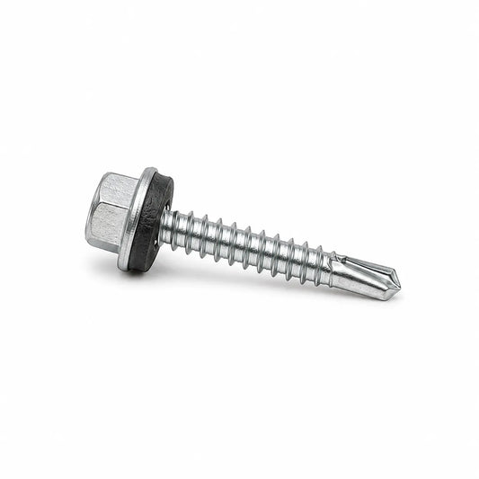 5.5 x 32mm Tek Screws with Bonded Washer Evolution (TEK 3) light section Carbon Steel