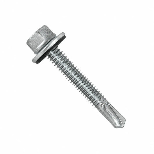 5.5 x 38mm Tek 5 Screw with 16mm Bonded Washer Carbon Steel