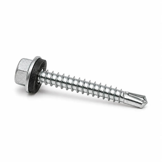 5.5 x 38mm Tek Screws with Bonded Washer Evolution (TEK 3) light section Carbon Steel