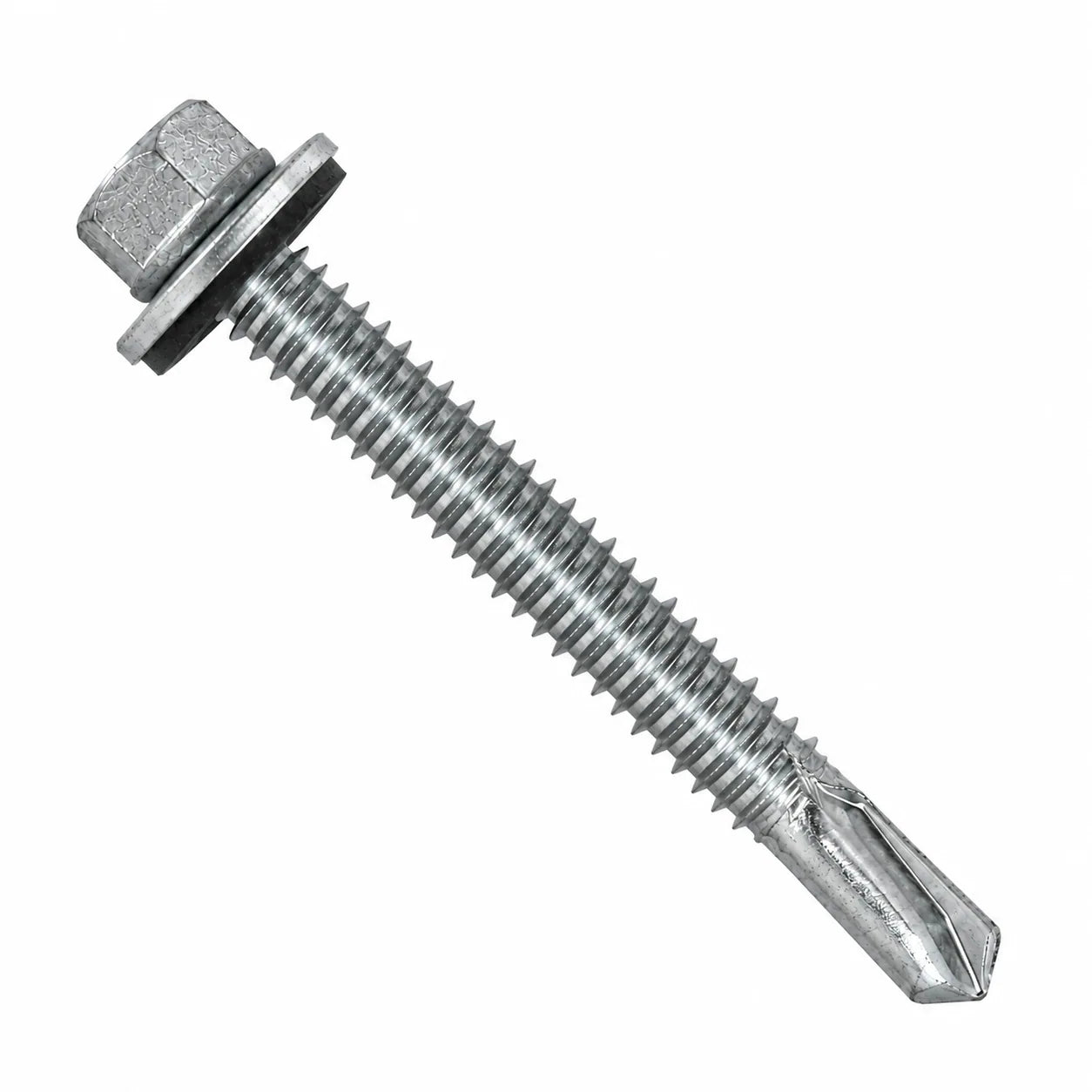 5.5 x 70mm Tek 5 Screw with 16mm Bonded Washer Carbon Steel