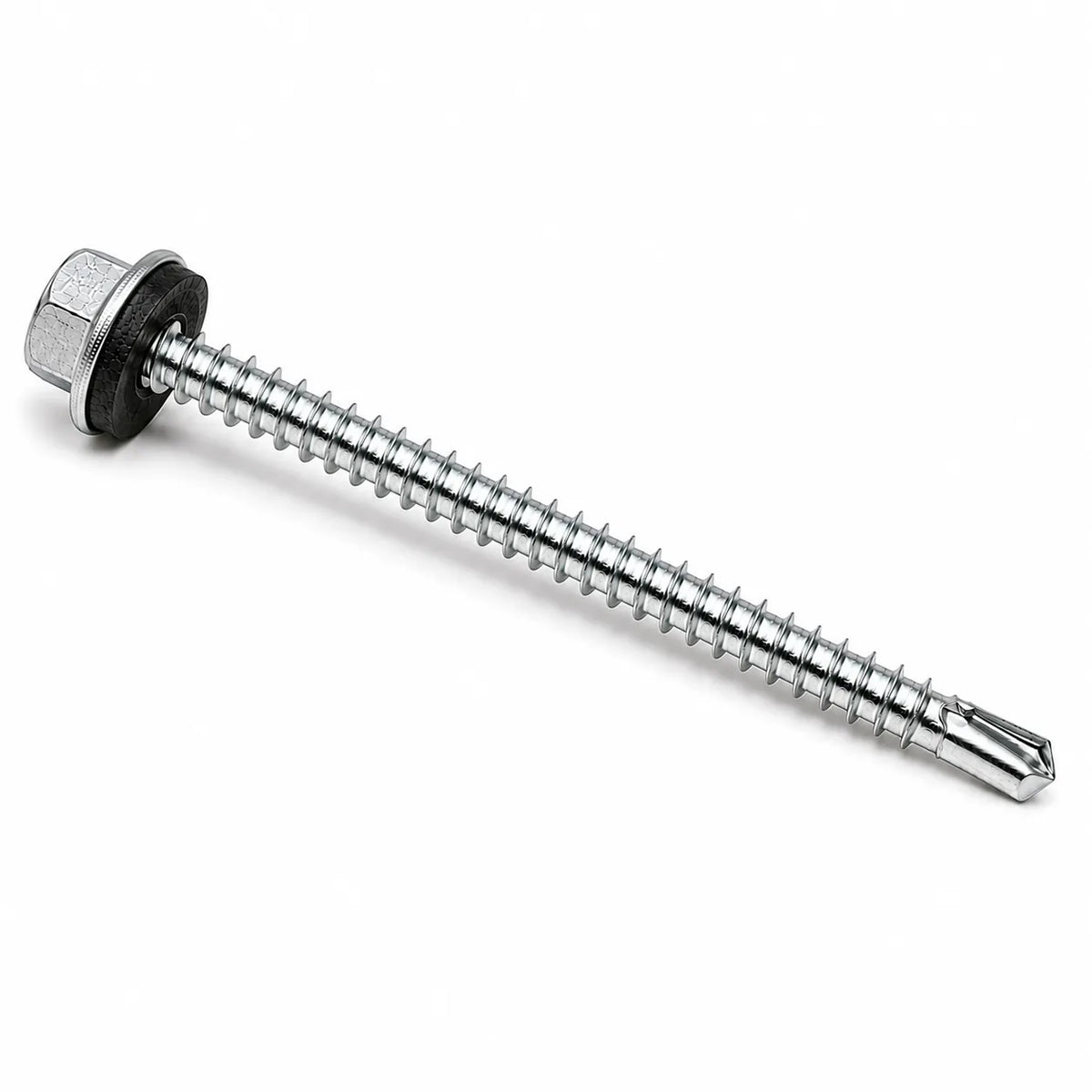 5.5 x 75mm Tek Screws with Bonded Washer Evolution (TEK 3) light section Carbon Steel