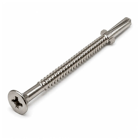 5.5 x 85mm tek 5 wing drill screws heavy section