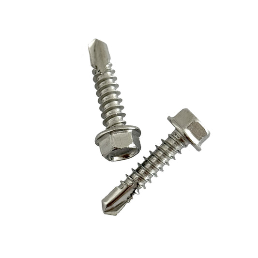 6.3mm x 19mm hex head self drilling screws