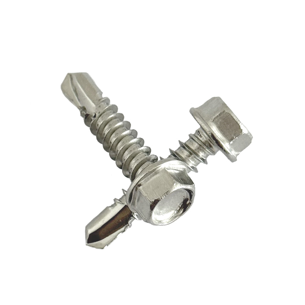 6.3mm x 32mm hex head self drilling screws