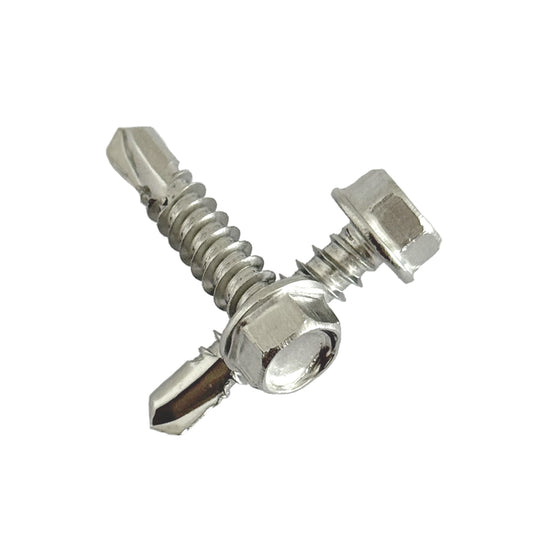 6.3mm x 32mm hex head self drilling screws