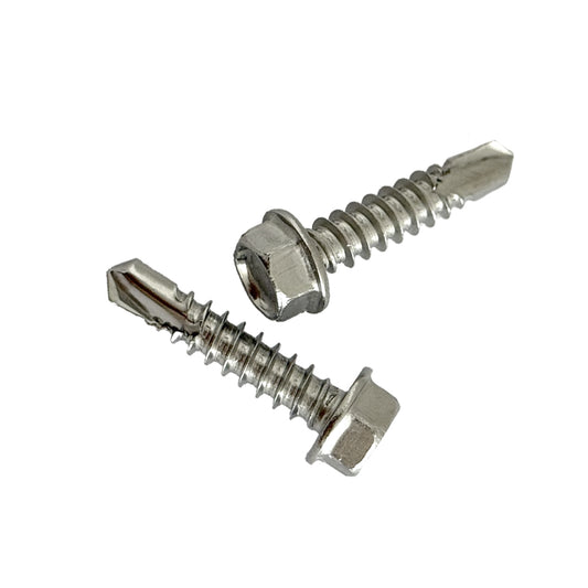 6.3mm x 38mm hex head self drilling screws