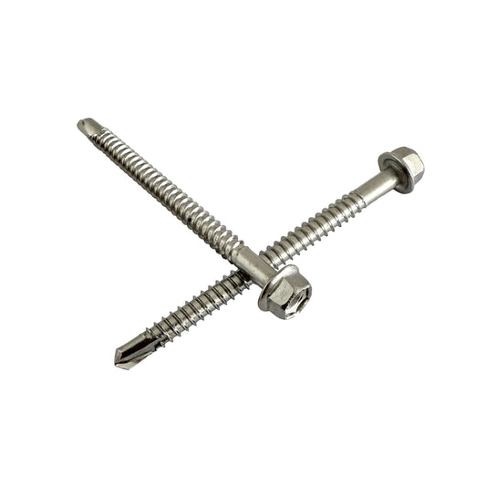 6.3mm x 50mm hex head self drilling screws