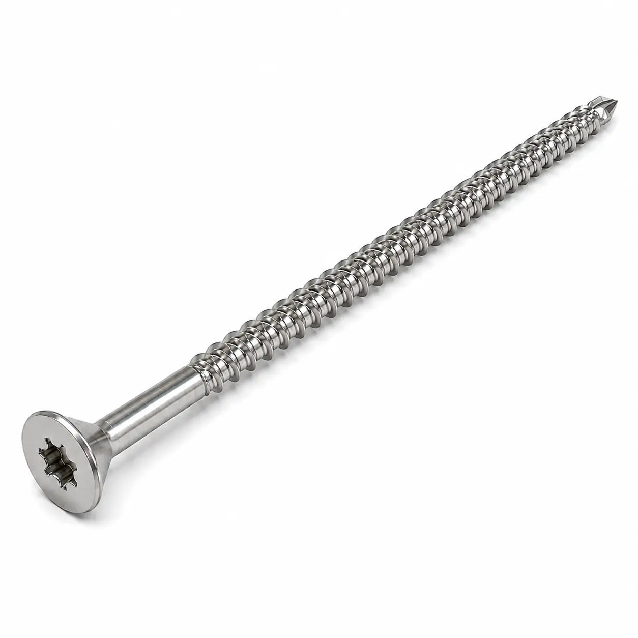 6.3 x 125mm Torx Countersunk Masonry Screw Evolution A4 Stainless Steel