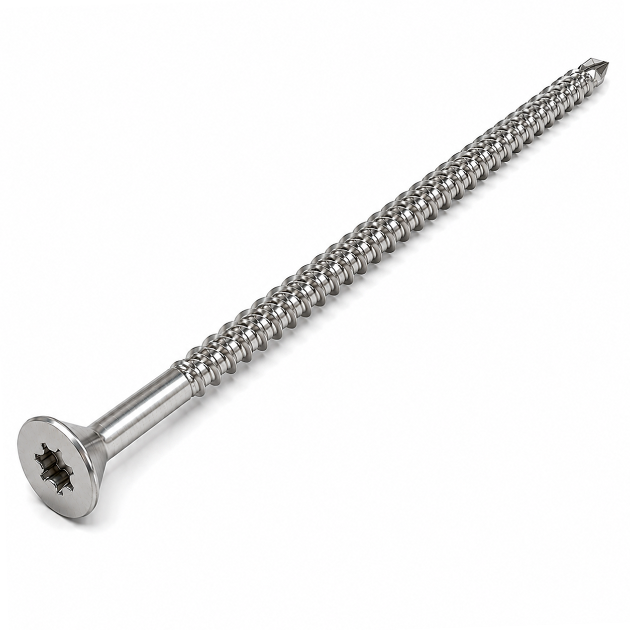 6.3 x 200mm Torx Countersunk Masonry Screw Evolution A4 Stainless Steel