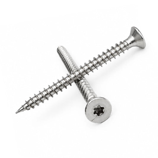 6x100mm torx head csk woodscrews