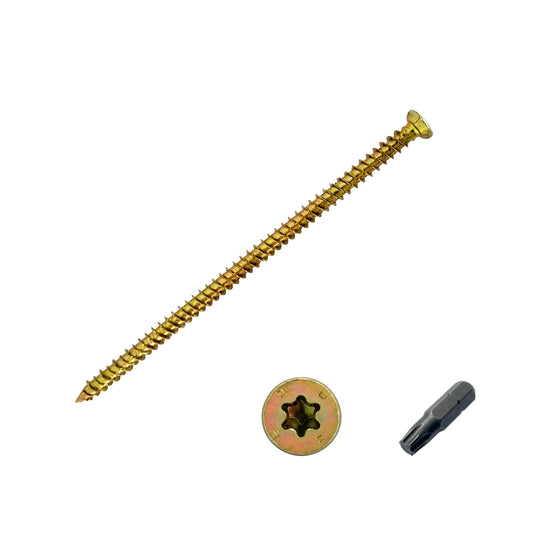 7.5 x 182mm Concrete Frame Screws Torx 30 box of 50