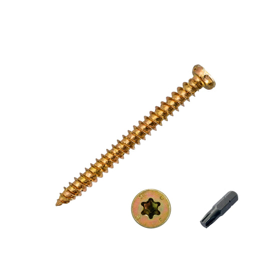 7.5 x 62mm Concrete Frame Screws Torx 30 box of 100
