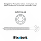 A4 Stainless Steel Bi-Metal Masonry Screws from Fixabolt