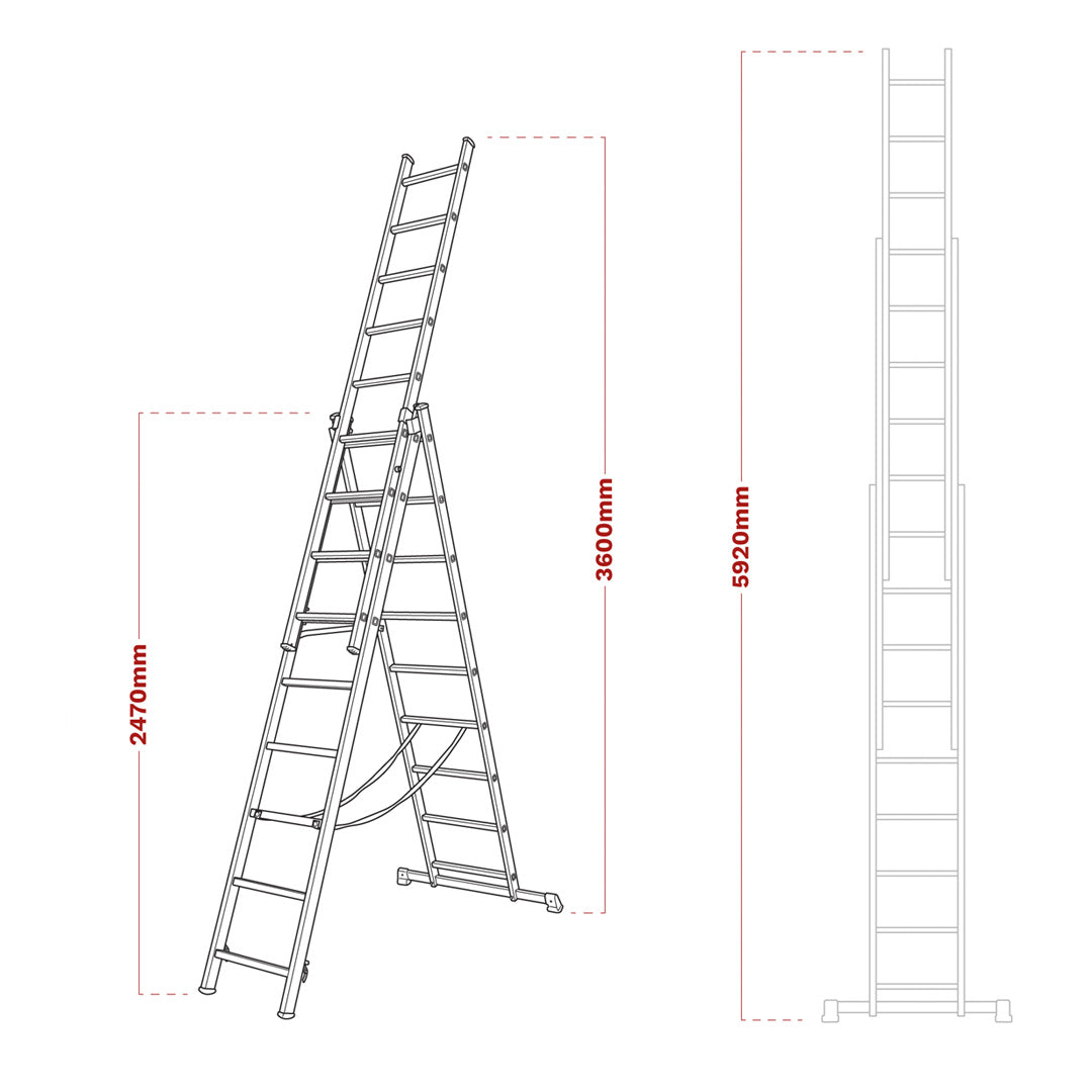 ACL3 extension ladder measurements