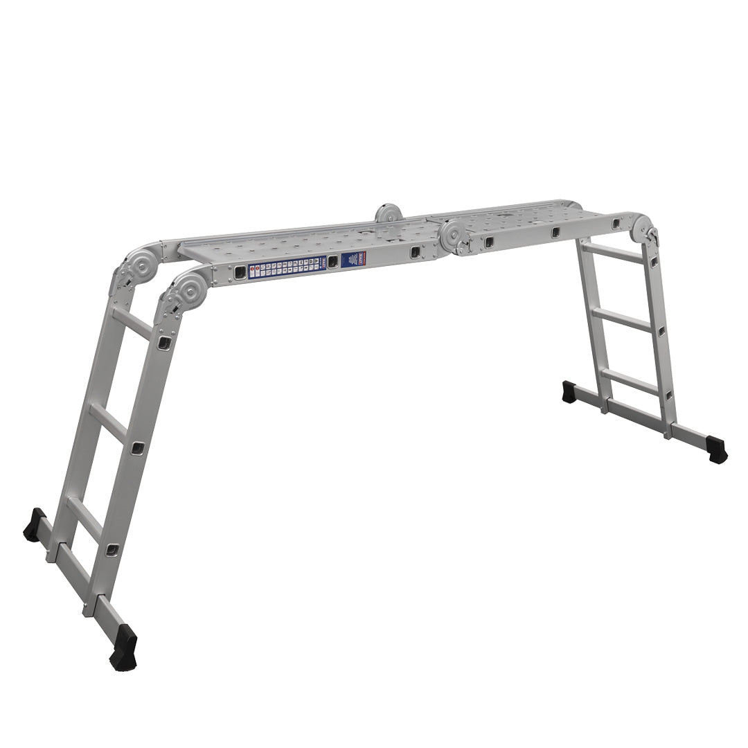 Aluminium 4 Way Folding Platform Ladder - EN 131