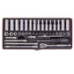 AK690 tray Premier Metric/Imperial Socket Set 1/4"Sq Drive 41pc