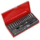 Premier Metric/Imperial Socket Set 1/4"Sq Drive 41pc