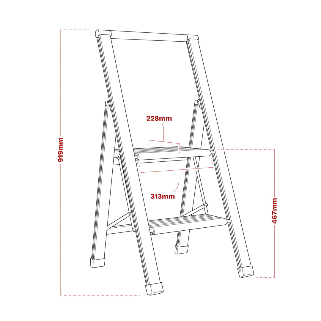 APSL2 step ladder measurements