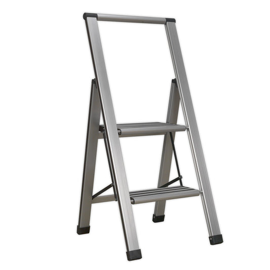 2 tread folding step ladder APSL2