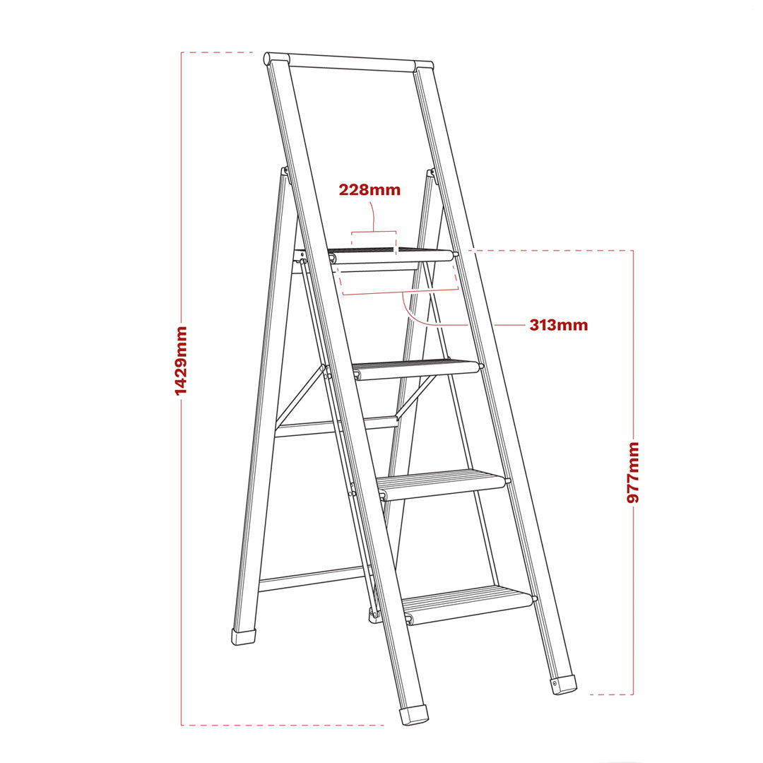 APSL4 step ladder measurements