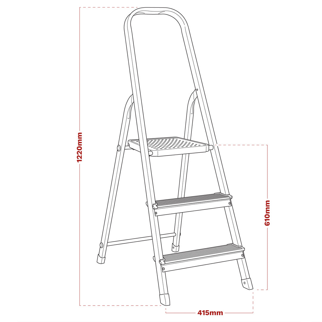 ASL3 step ladder measurements