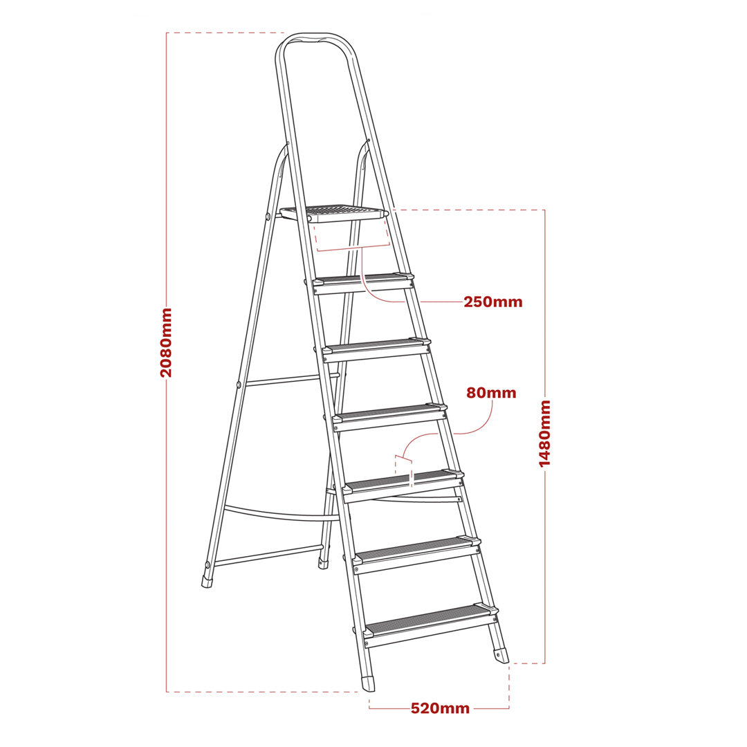 ASL7 step ladder measurements