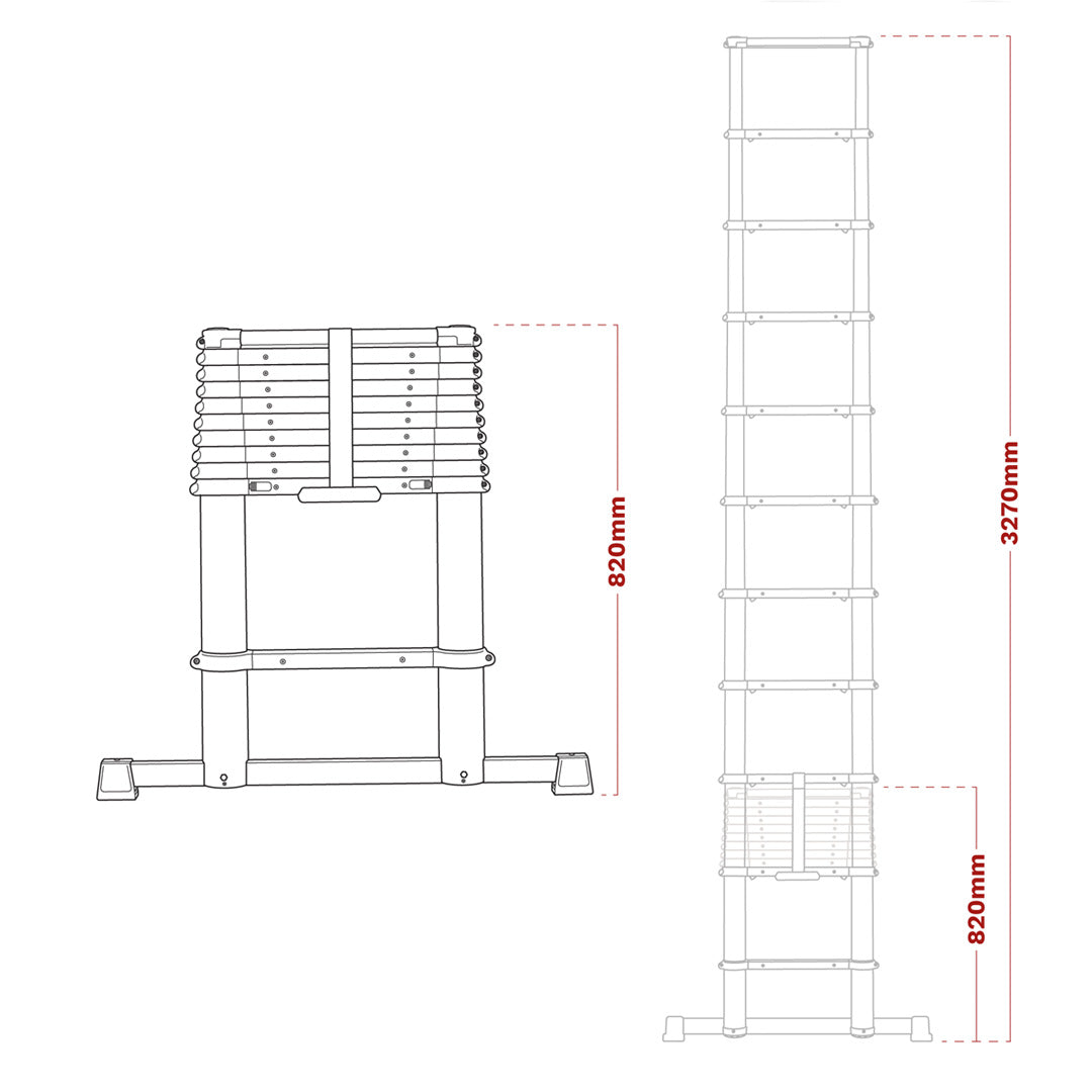 ATL11 telescopic ladder measurements